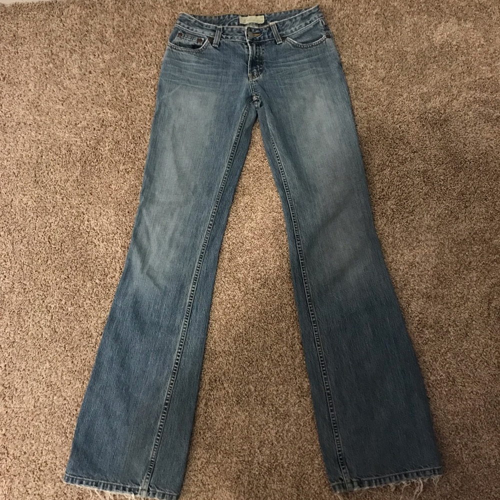 Vintage flare bootcut Midrise blue jeans